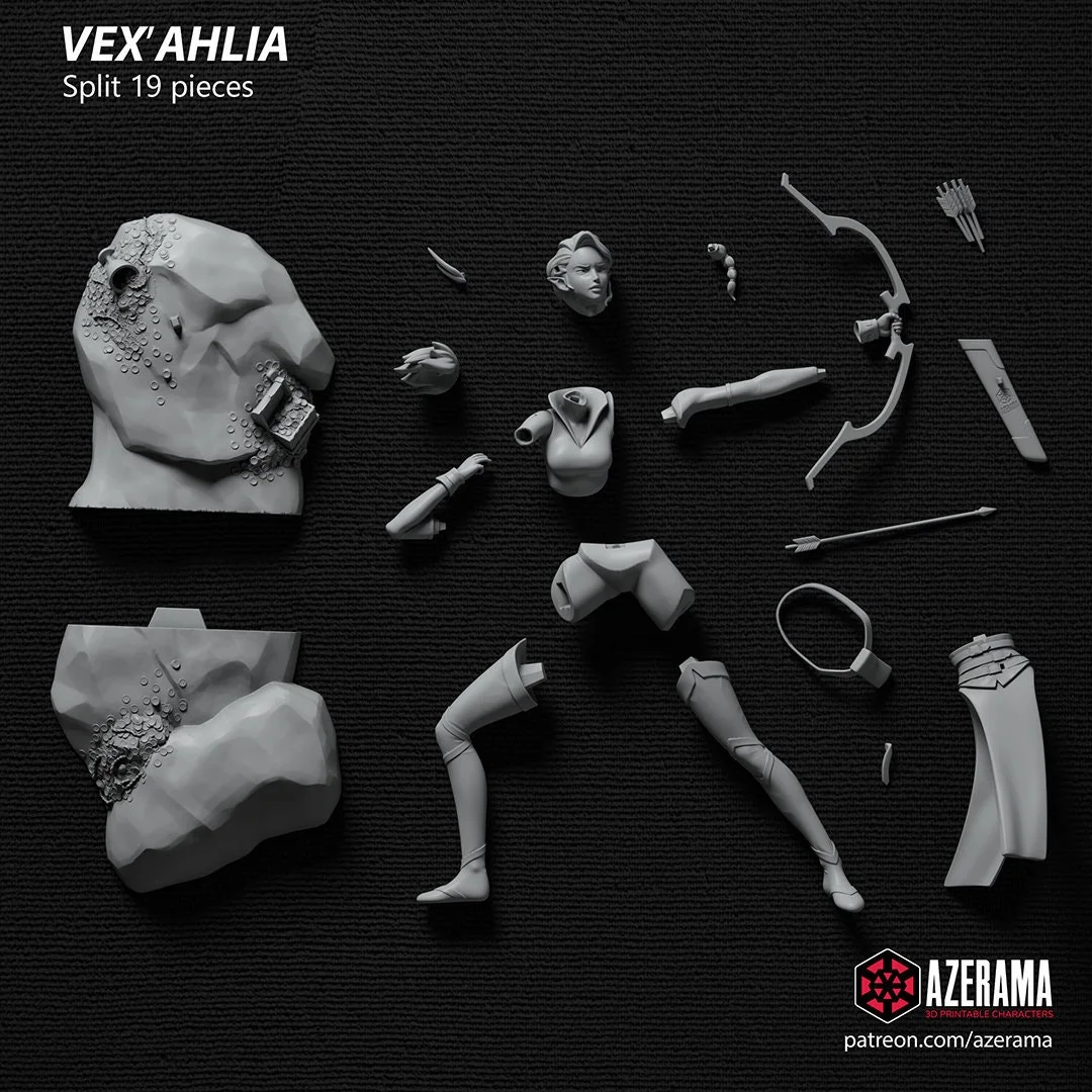 Vex | Fan Art | 3D Printed Resin Model Garage Kit | *Un-Painted* | Azerama 4
