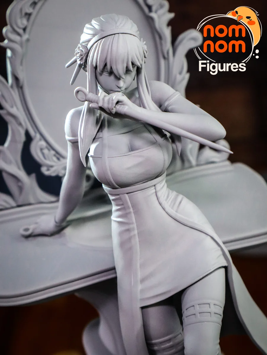 Yor Forger | Fan Art | 3D Printed Resin Model Garage Kit | *Un-Painted* | Nomnom 10