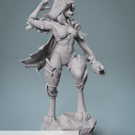 Sylvanas | Fan Art | 3D Printed Resin Model Garage Kit | *Un-Painted* | AnyoneNSFW