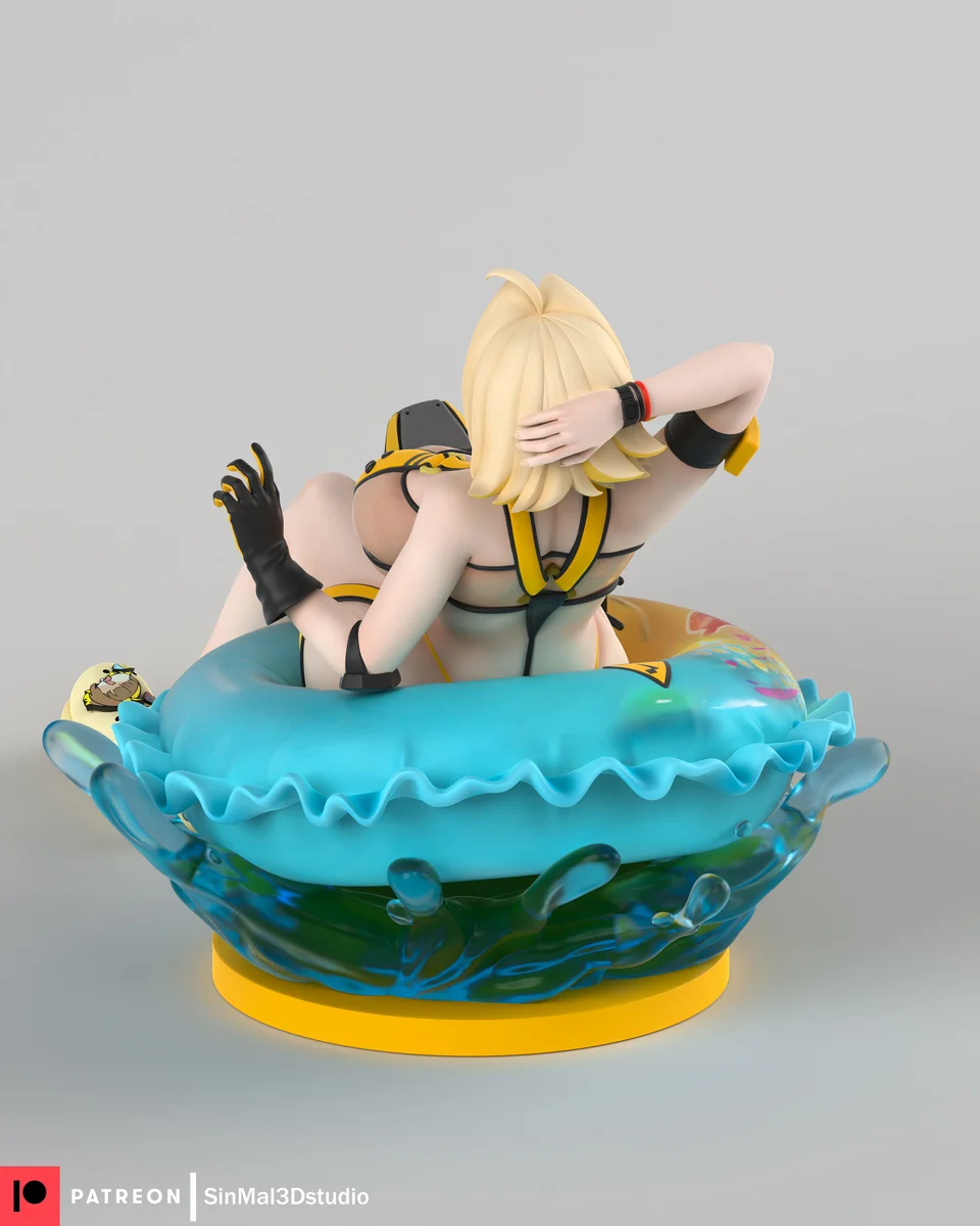 Elegg v2 | Fan Art | 3D Printed Resin Model Garage Kit | *Un-Painted* | Sin3Dstudio 6