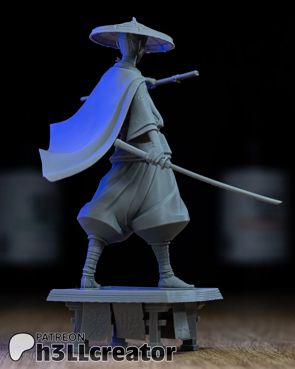 Mizu | Fan Art | 3D Printed Resin Model Garage Kit | *Un-Painted* | H3LL Creator 7