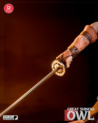 Great Shinobi Owl | Fan Art | 3D Printed Resin Model Garage Kit | *Un-Painted* | Rechtag 11
