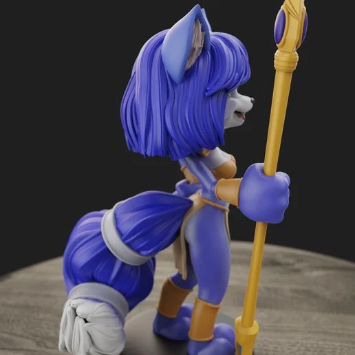 Chibi Krystal | Fan Art | 3D Printed Resin Model Garage Kit | *Un-Painted* | AnyoneNSFW 4