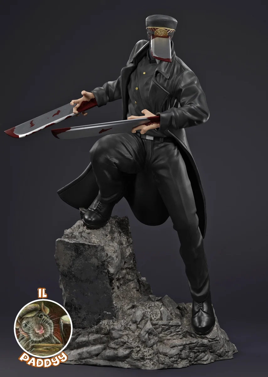 Katana | Fan Art | 3D Printed Resin Model Garage Kit | *Un-Painted* | Il Paddyy 4