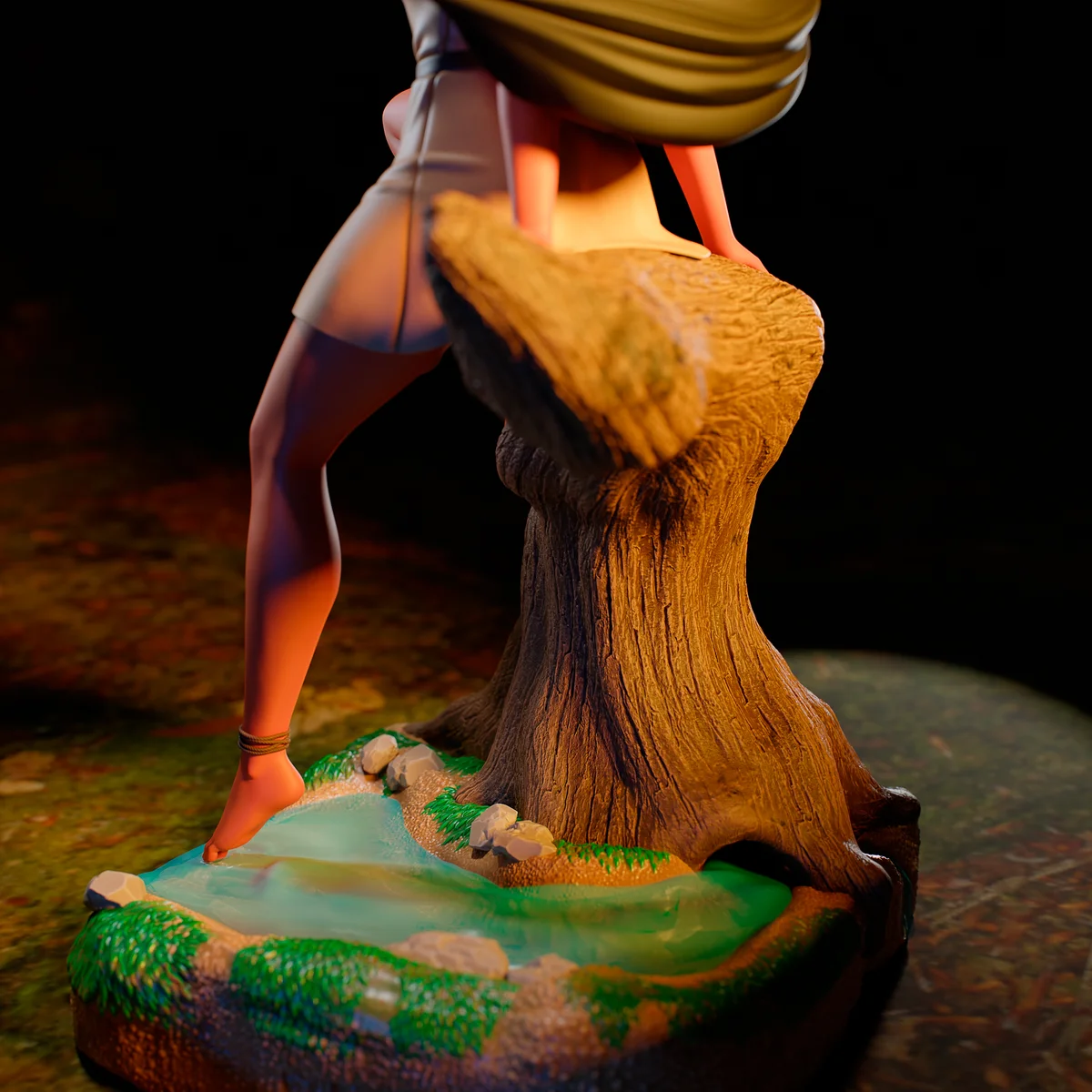 Pocahontas | Fan Art | 3D Printed Resin Model Garage Kit | *Un-Painted* | Momoji 5