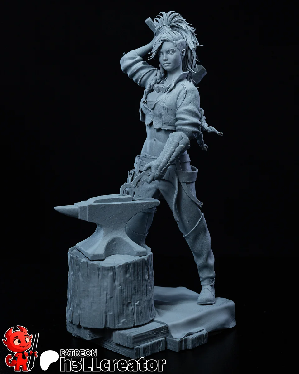 Gemma | Fan Art | 3D Printed Resin Model Garage Kit | *Un-Painted* | H3LL Creator 3