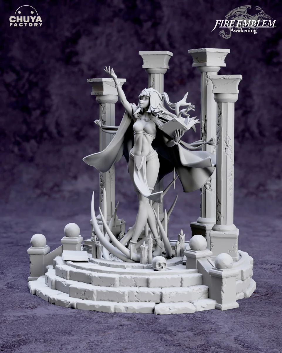 Tharja | Fan Art | 3D Printed Resin Model Garage Kit | *Un-Painted* | Chuya Factory 15