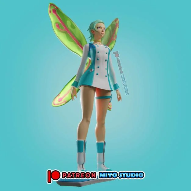 Eureka | Fan Art | 3D Printed Resin Model Garage Kit | *Un-Painted* | MiyoStudio 3