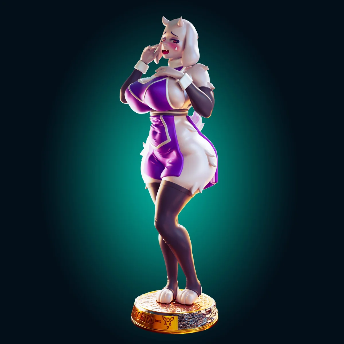 Goat Mom | Fan Art | 3D Printed Resin Model Garage Kit | *Un-Painted* | Officer Rhu 3