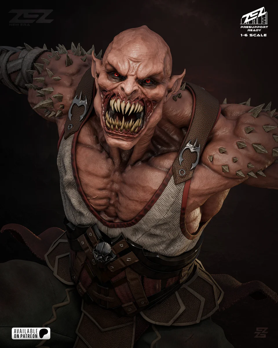Baraka | Fan Art | 3D Printed Resin Model Garage Kit | *Un-Painted* | ZEZ Studio