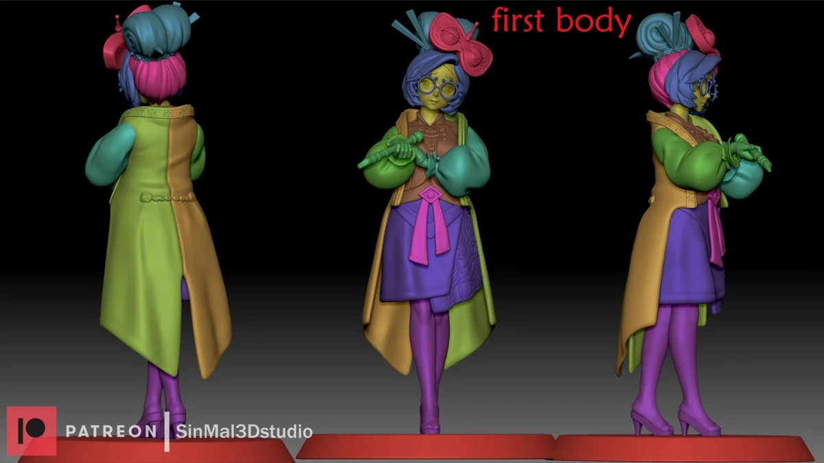 Purah | Fan Art | 3D Printed Resin Model Garage Kit | *Un-Painted* | Sin3Dstudio 10