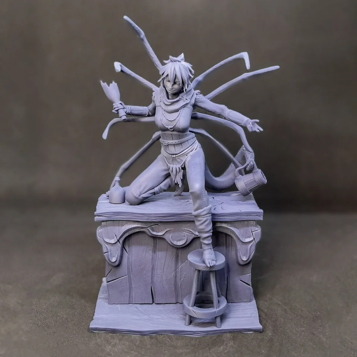 Wenduag | Fan Art | 3D Printed Resin Model Garage Kit | *Un-Painted* | Bulkamancer 9