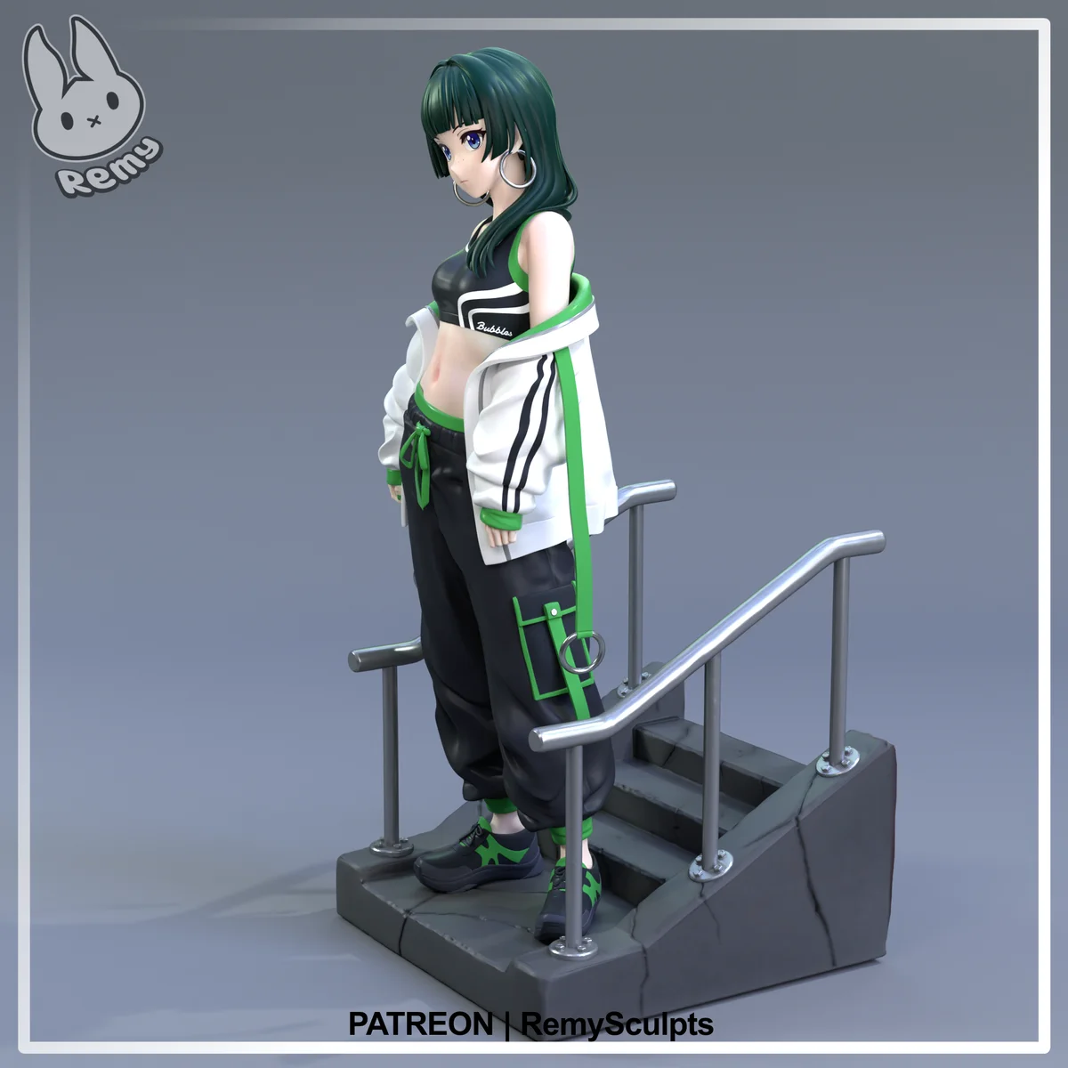 Maomao (Streetwear) | Fan Art | 3D Printed Resin Model Garage Kit | *Un-Painted* | Remy Sculpts 5