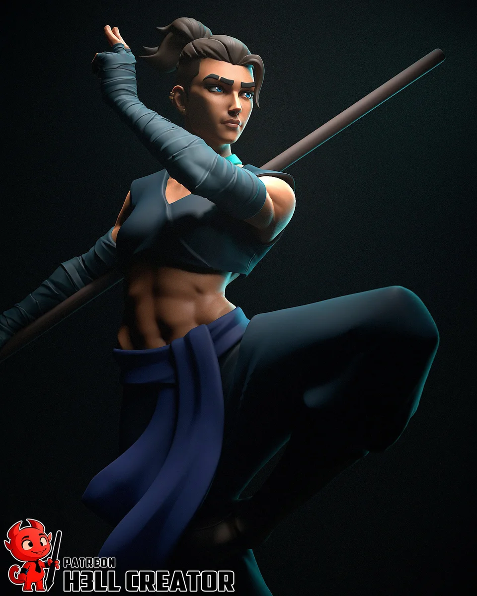Beauregard Lionett | Fan Art | 3D Printed Resin Model Garage Kit | *Un-Painted* | H3LL Creator 4