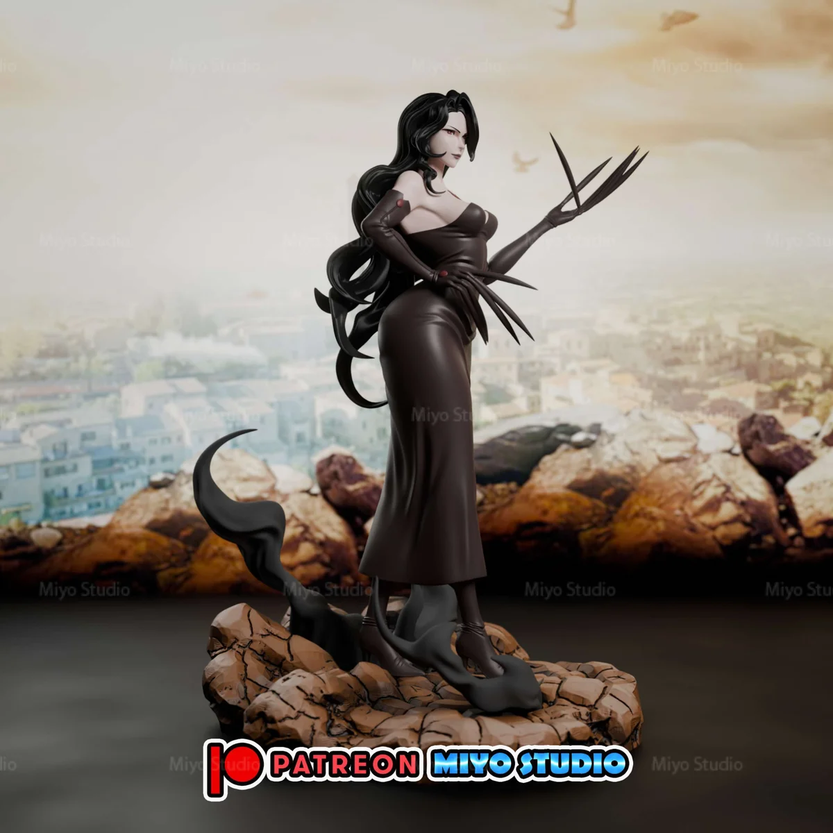 Lust | Fan Art | 3D Printed Resin Model Garage Kit | *Un-Painted* | MiyoStudio 3