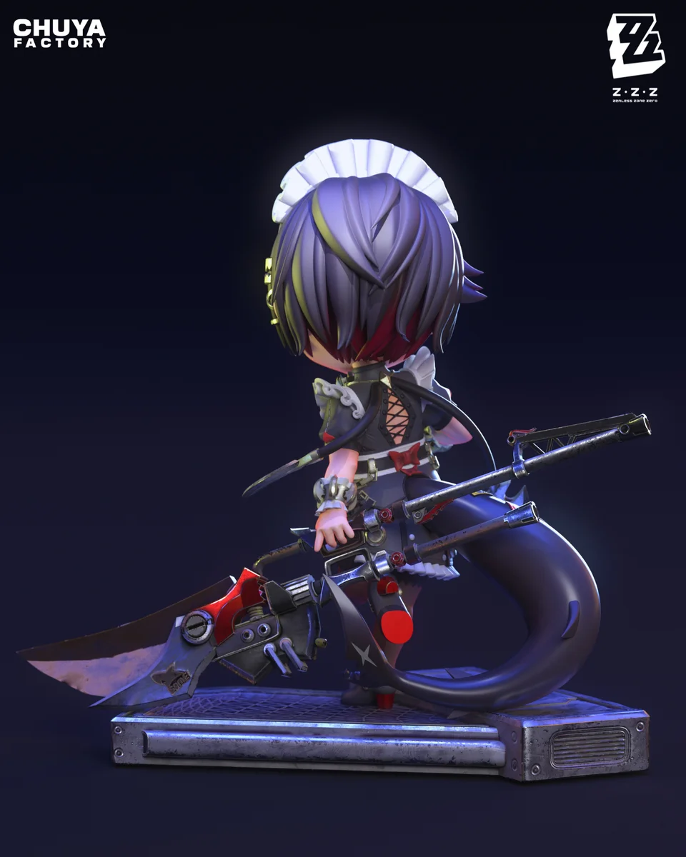 Chibi Ellen Joe | Fan Art | 3D Printed Resin Model Garage Kit | *Un-Painted* | Chuya Factory 5