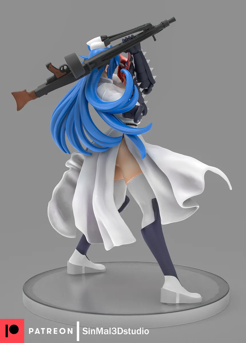Sayo Hitsugi | Fan Art | 3D Printed Resin Model Garage Kit | *Un-Painted* | Sin3Dstudio 7