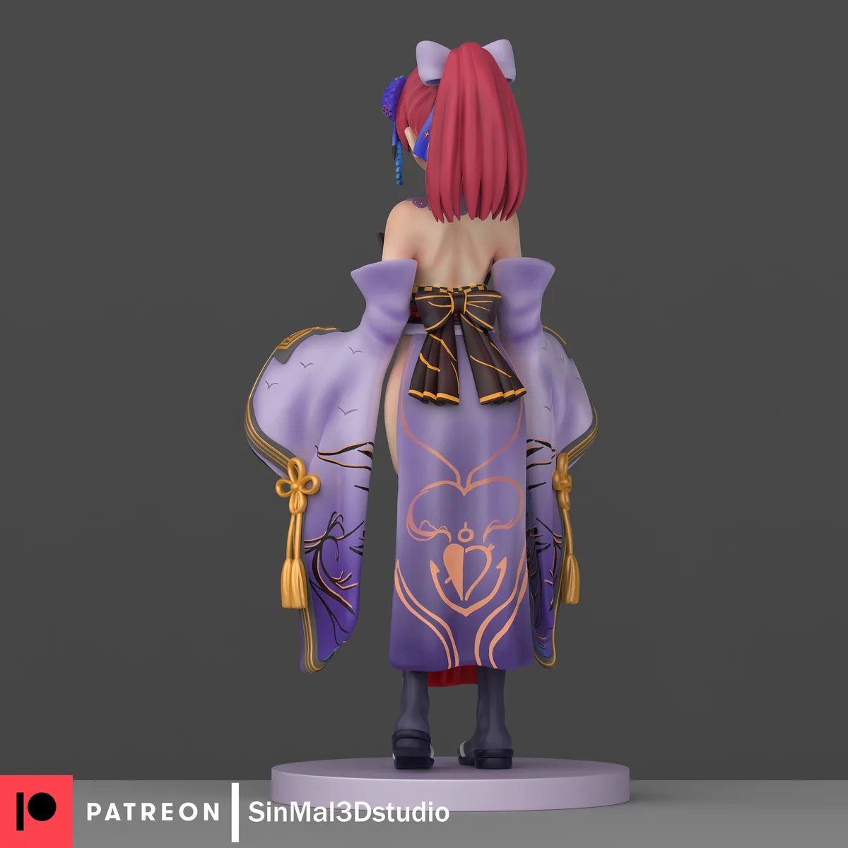 Marine Houshou | Fan Art | 3D Printed Resin Model Garage Kit | *Un-Painted* | Sin3Dstudio 6