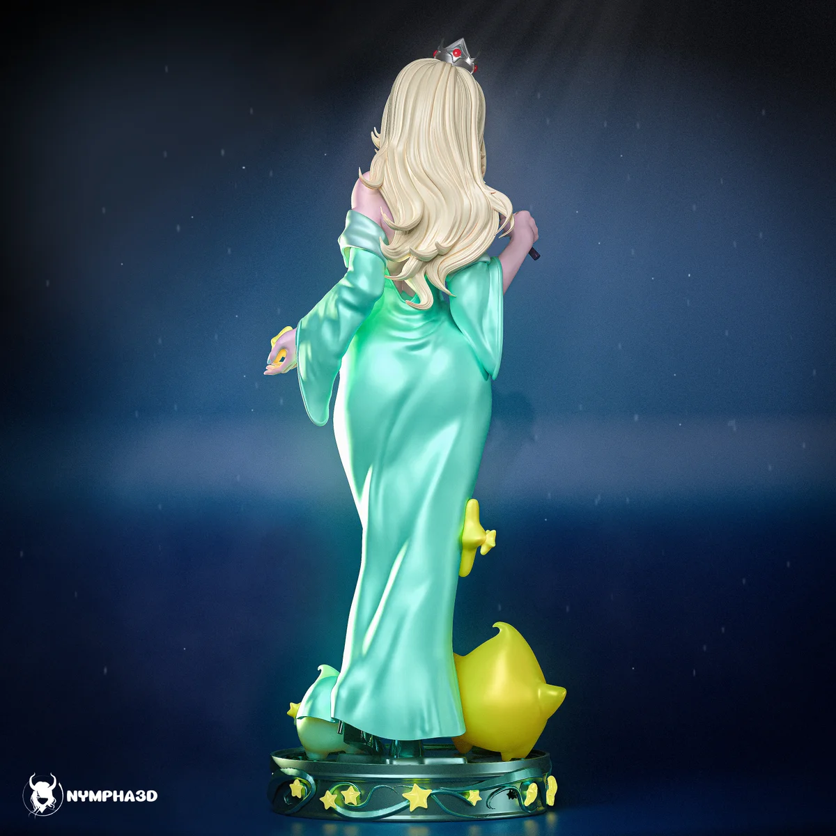 Rosalina | Fan Art | 3D Printed Resin Model Garage Kit | *Un-Painted* | Nympha3D 3
