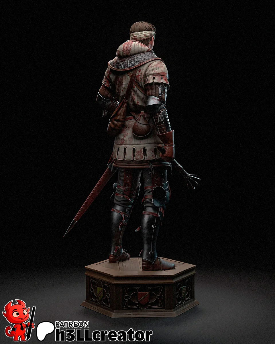 Jan Žižka | Fan Art | 3D Printed Resin Model Garage Kit | *Un-Painted* | H3LL Creator 7