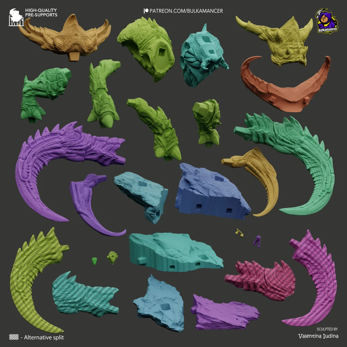Ultralisk | Fan Art | 3D Printed Resin Model Garage Kit | *Un-Painted* | Bulkamancer 5