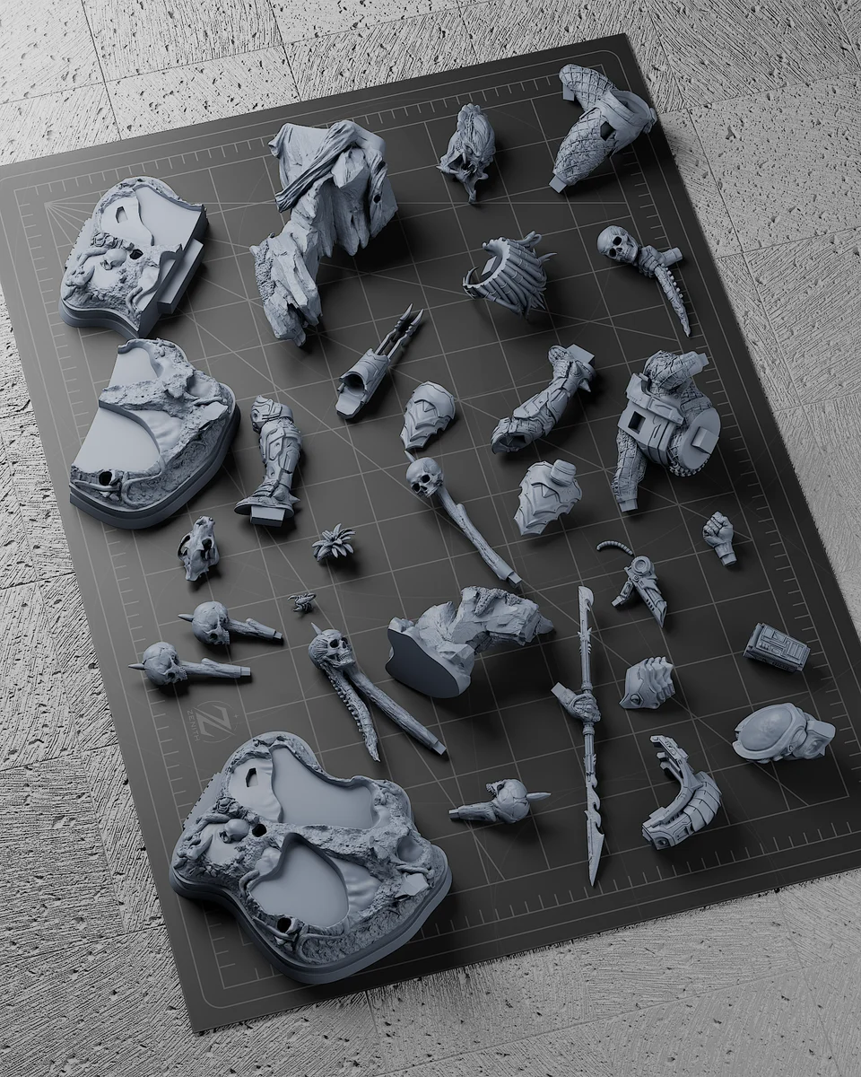 Predator | Fan Art | 3D Printed Resin Model Garage Kit | *Un-Painted* | Zenith Studios 15
