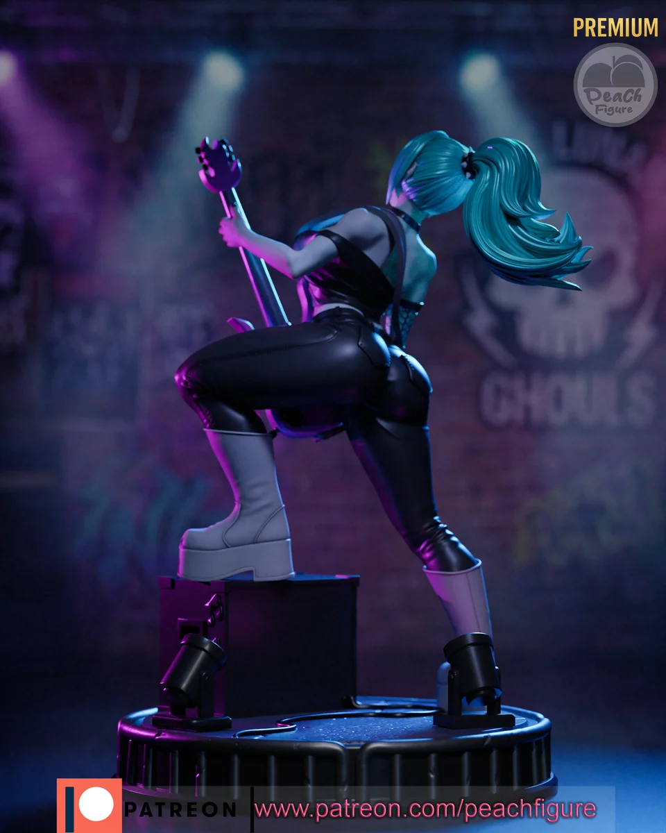 Ember Mclain | Fan Art | 3D Printed Resin Model Garage Kit | *Un-Painted* | Peach Figure 3