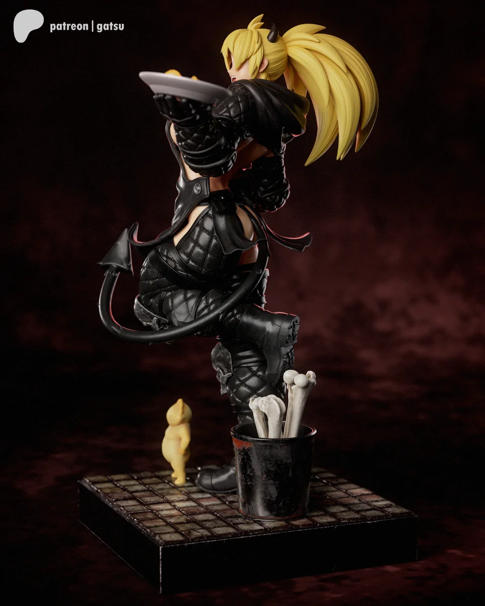 Nikaido | Fan Art | 3D Printed Resin Model Garage Kit | *Un-Painted* | Gatsu Studios 6