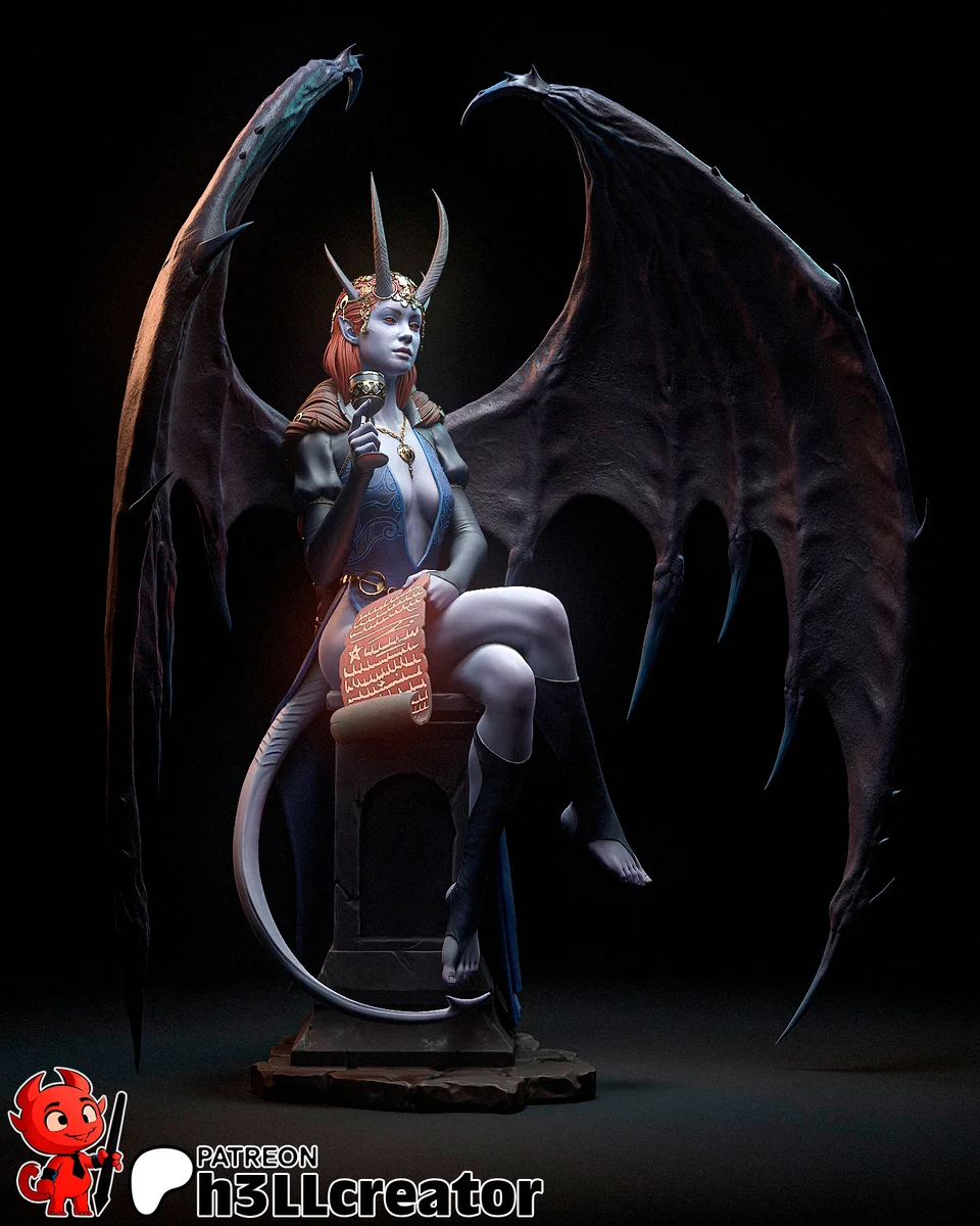 Mizora | Fan Art | 3D Printed Resin Model Garage Kit | *Un-Painted* | H3LL Creator 5