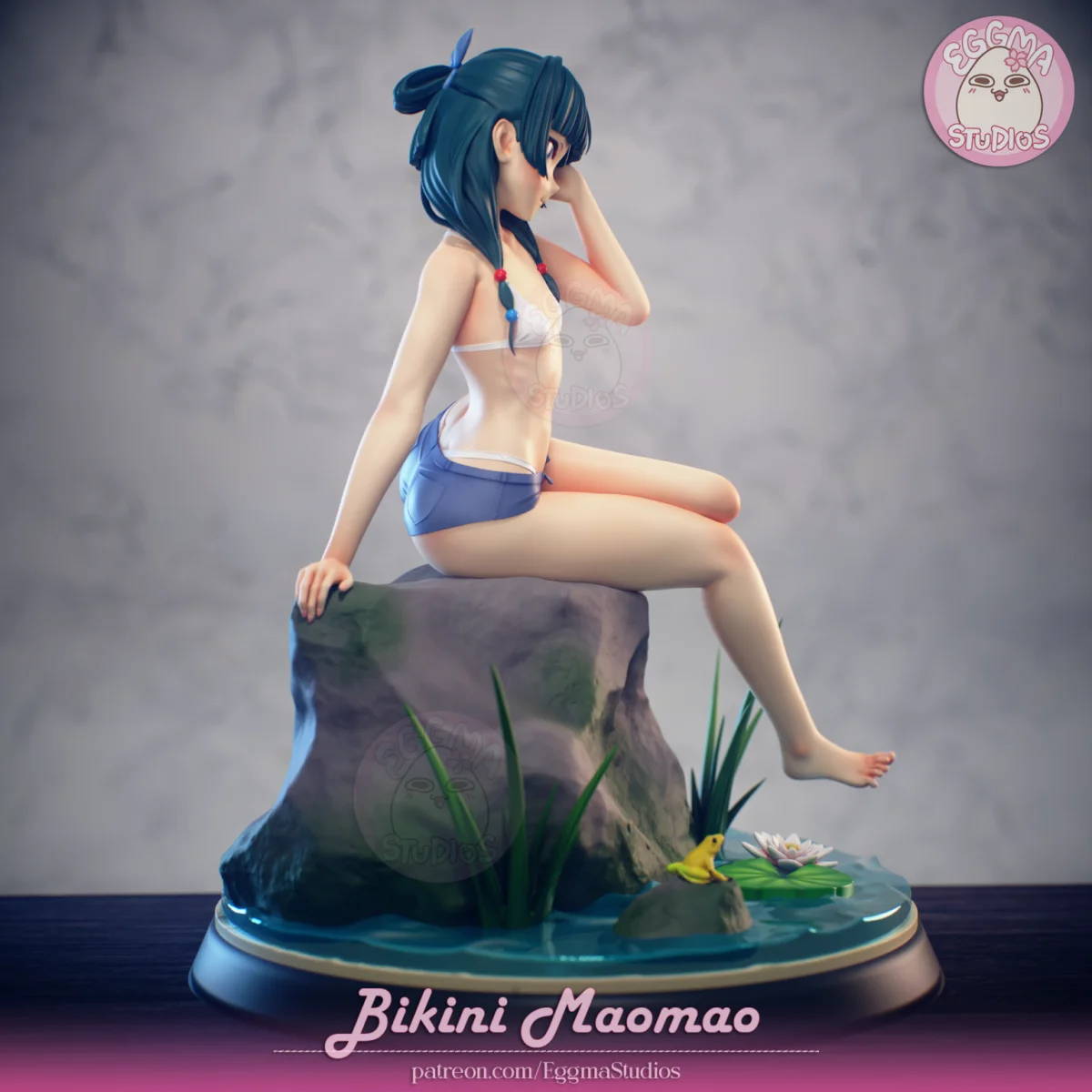 Maomao | Fan Art | 3D Printed Resin Model Garage Kit | *Un-Painted* | EggmaStudios 12
