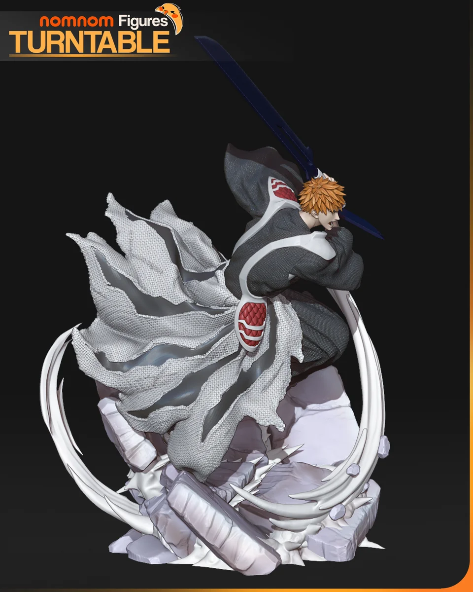 Ichigo Kurosaki | Fan Art | 3D Printed Resin Model Garage Kit | *Un-Painted* | Nomnom 7