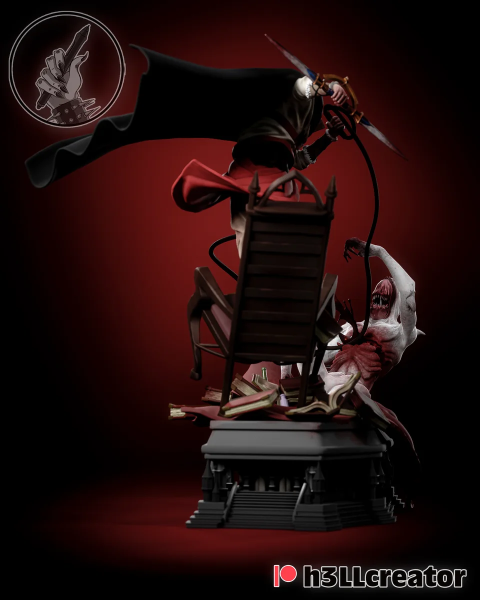 Trevor Belmont | Fan Art | 3D Printed Resin Model Garage Kit | *Un-Painted* | H3LL Creator 6