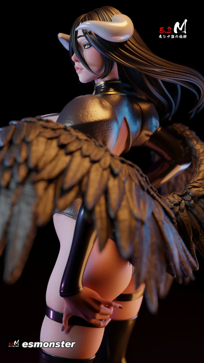 Albedo v2 | Fan Art | 3D Printed Resin Model Garage Kit | *Un-Painted* | ES Monster 4