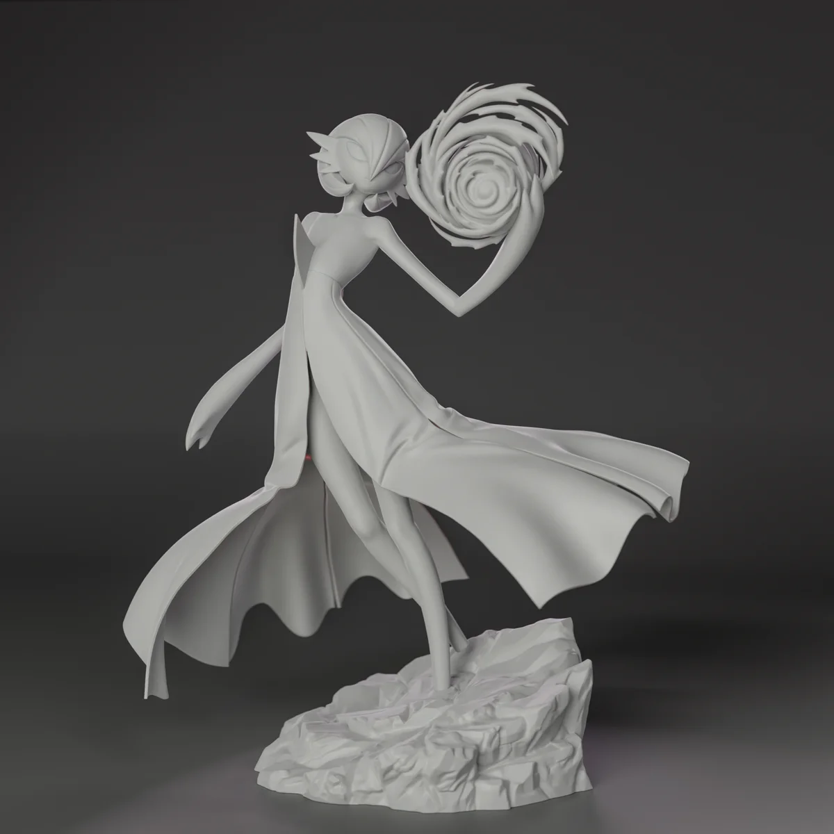 Gardevoir | Fan Art | 3D Printed Resin Model Garage Kit | *Un-Painted* | Inari Figure 7