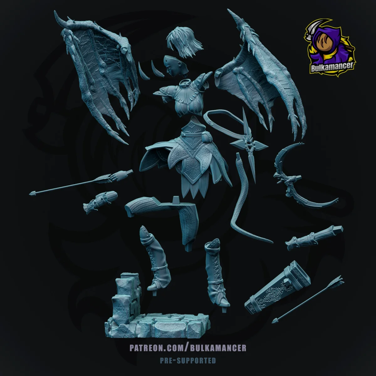 Arueshalae | Fan Art | 3D Printed Resin Model Garage Kit | *Un-Painted* | Bulkamancer 5