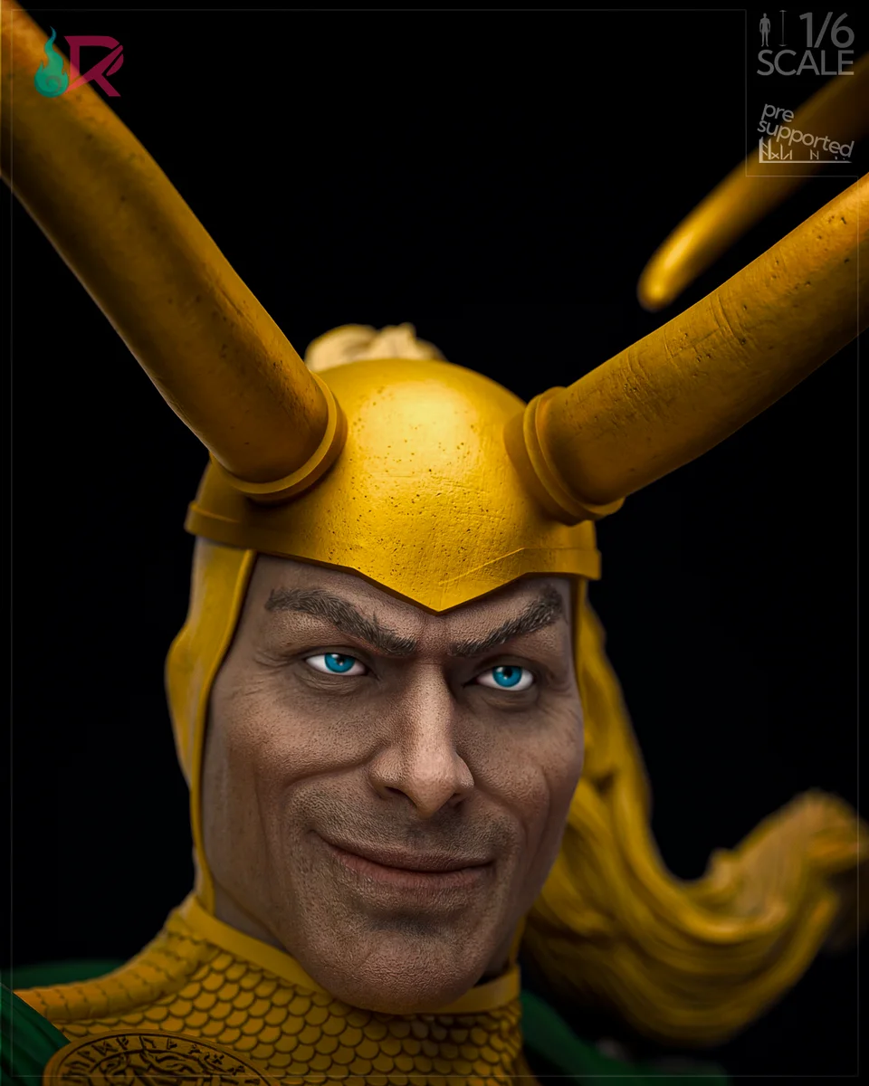 Loki - Comics | Fan Art | 3D Printed Resin Model Garage Kit | *Un-Painted* | Rechtag 3