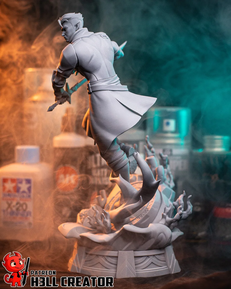 Fjord | Fan Art | 3D Printed Resin Model Garage Kit | *Un-Painted* | H3LL Creator 8