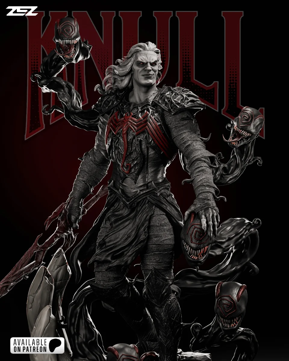 Knull | Fan Art | 3D Printed Resin Model Garage Kit | *Un-Painted* | ZEZ Studio