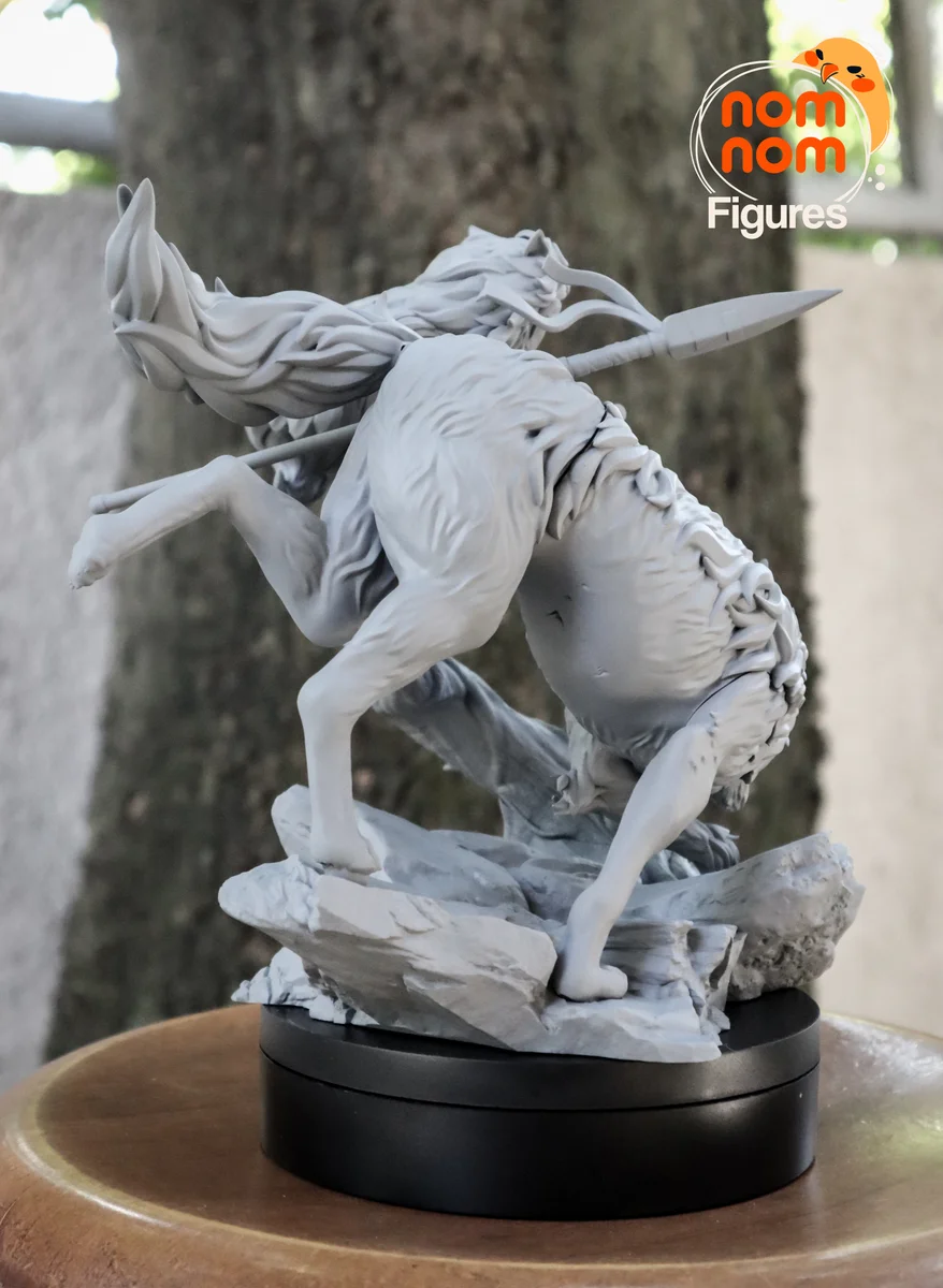 Princess Mononoke | Fan Art | 3D Printed Resin Model Garage Kit | *Un-Painted* | Nomnom 10