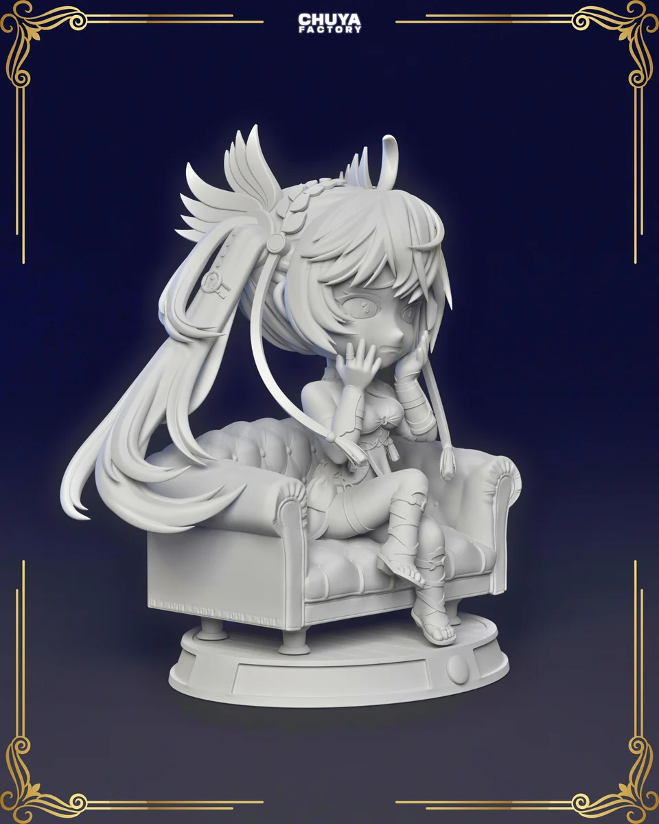 Chibi Iuno | Fan Art | 3D Printed Resin Model Garage Kit | *Un-Painted* | Chuya Factory 12