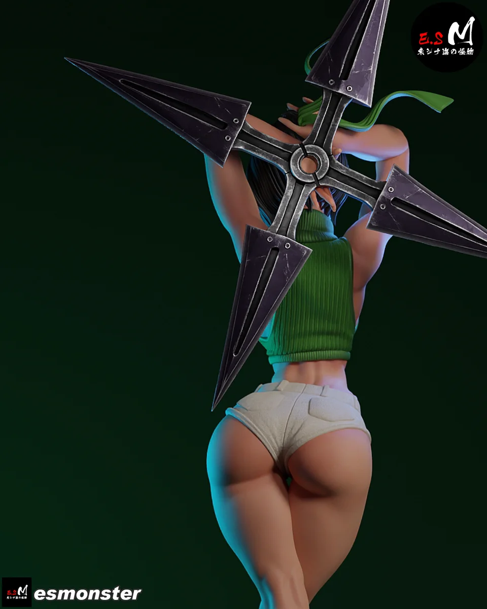 Yuffie | Fan Art | 3D Printed Resin Model Garage Kit | *Un-Painted* | ES Monster 27