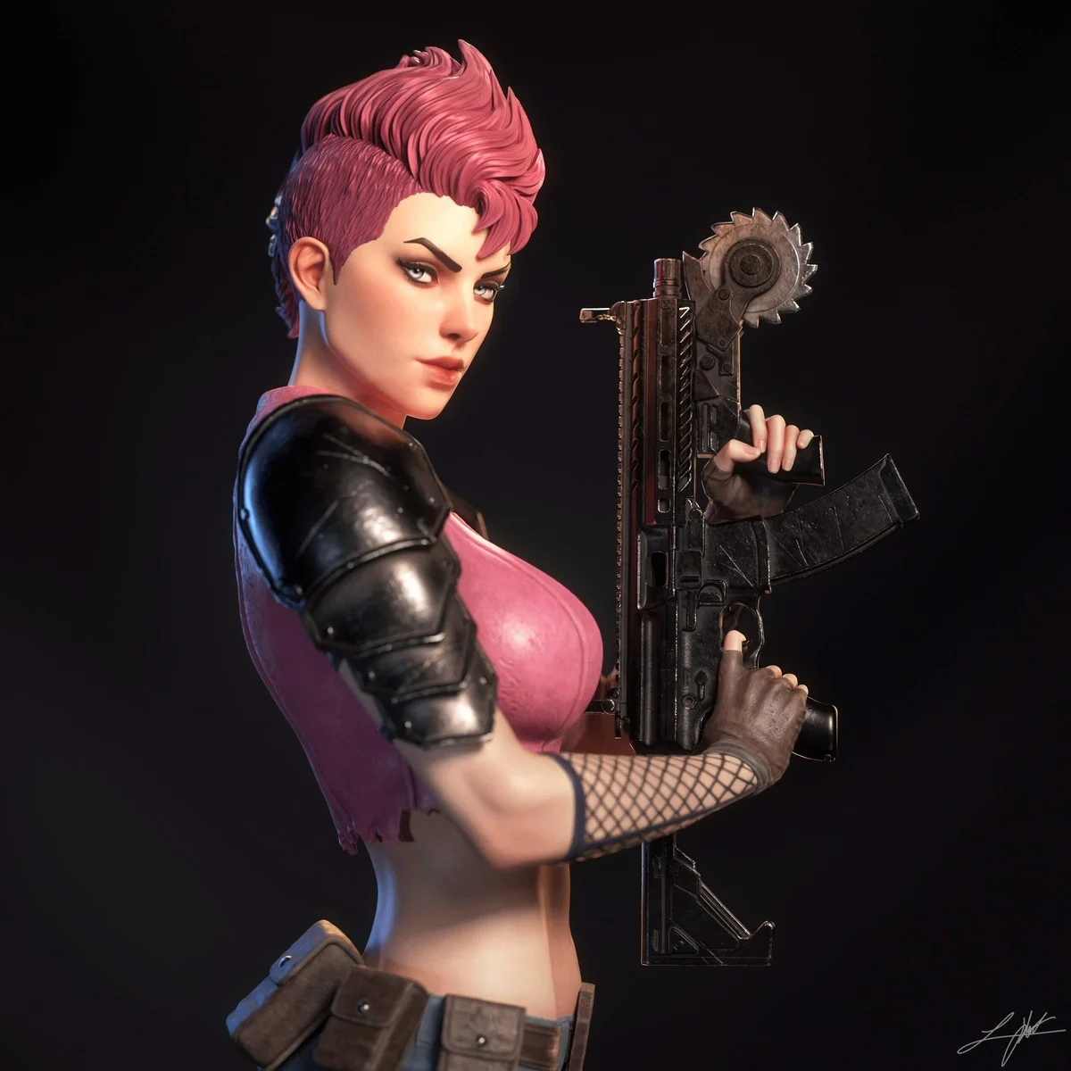 Zarana | Fan Art | 3D Printed Resin Model Garage Kit | *Un-Painted* | Abe3D 5