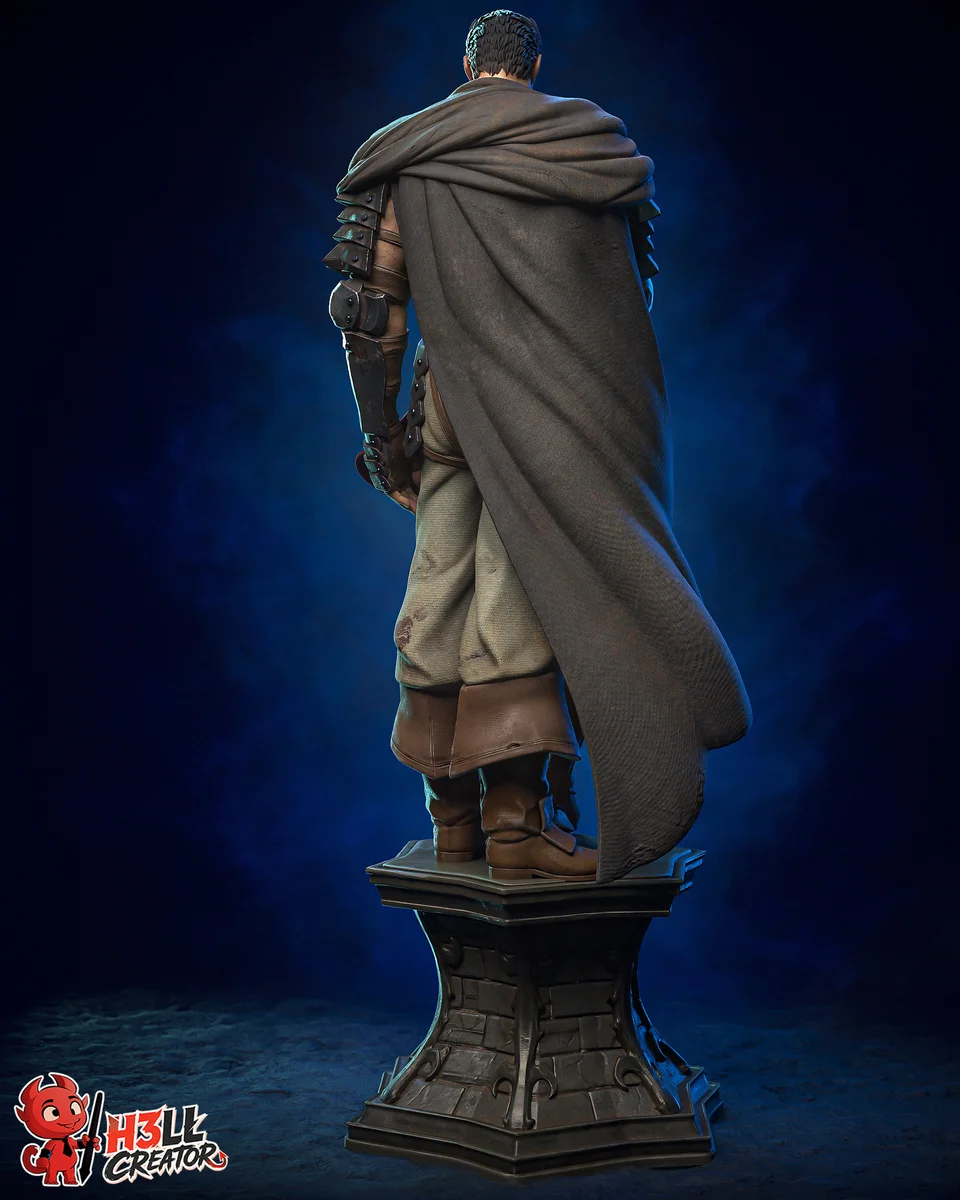 Guts and Casca | Fan Art | 3D Printed Resin Model Garage Kit | *Un-Painted* | H3LL Creator 8