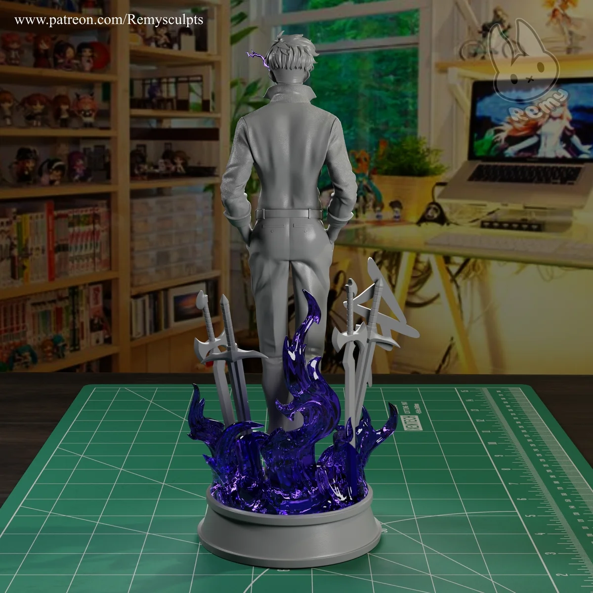 Sun Jin Woo | Fan Art | 3D Printed Resin Model Garage Kit | *Un-Painted* | Remy Sculpts 6