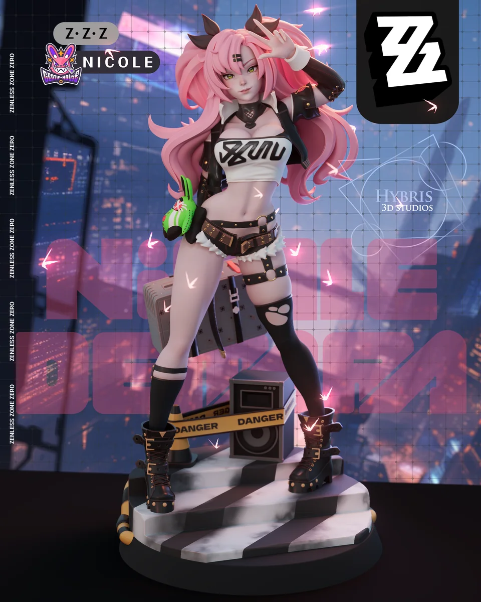 Nicole Demara | Fan Art | 3D Printed Resin Model Garage Kit | *Un-Painted* | Hybris Studios 3