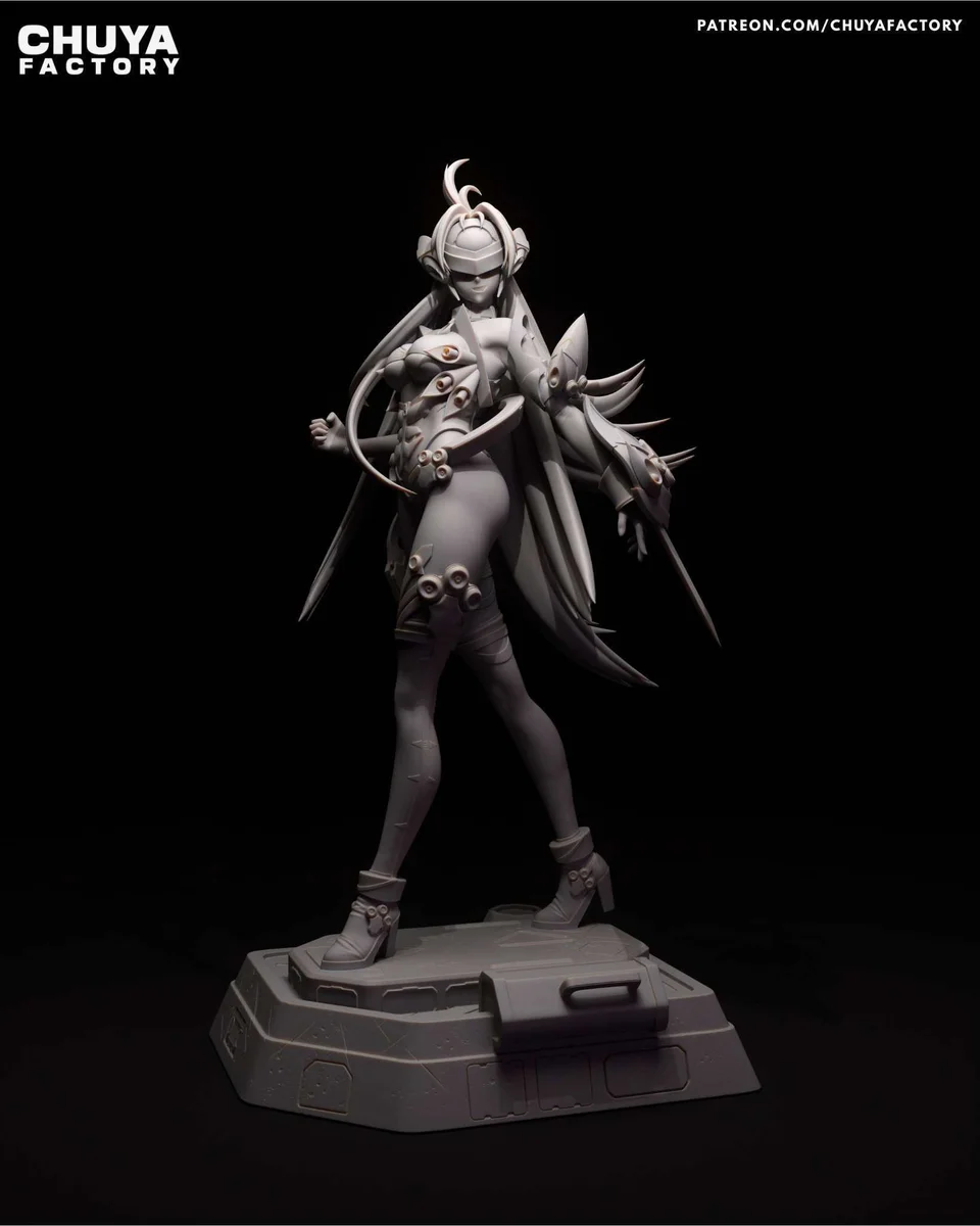 T - ELOS | Fan Art | 3D Printed Resin Model Garage Kit | *Un-Painted* | Chuya Factory 10
