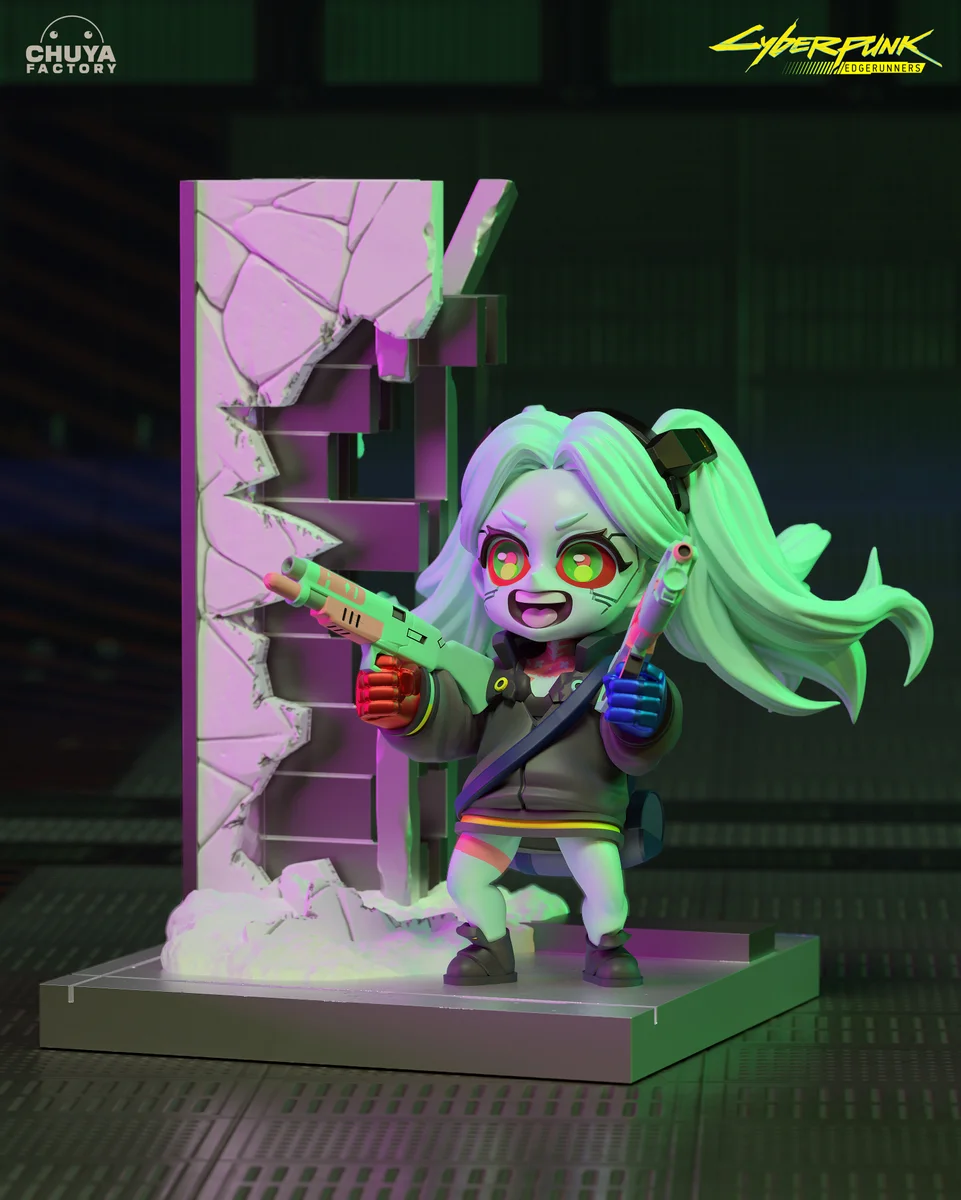 Chibi Rebecca | Fan Art | 3D Printed Resin Model Garage Kit | *Un-Painted* | Chuya Factory 3