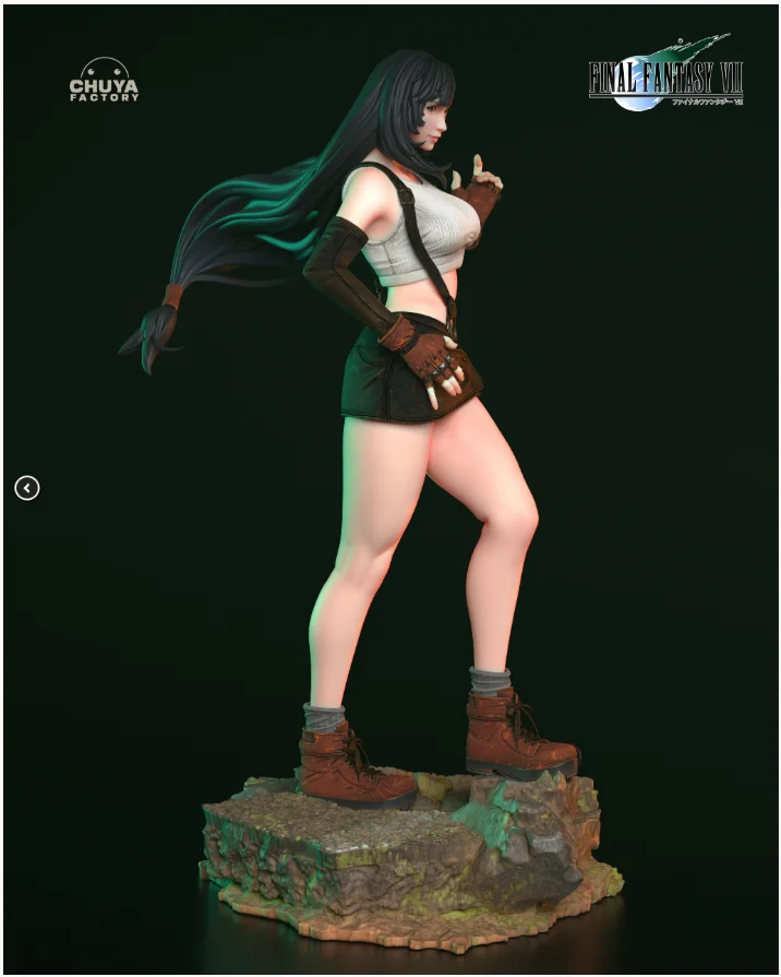 Tifa Lockhart | Fan Art | 3D Printed Resin Model Garage Kit | *Un-Painted* | Chuya Factory 3