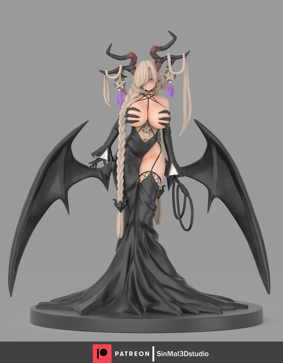 Devil Owari | Fan Art | 3D Printed Resin Model Garage Kit | *Un-Painted* | Sin3Dstudio 4