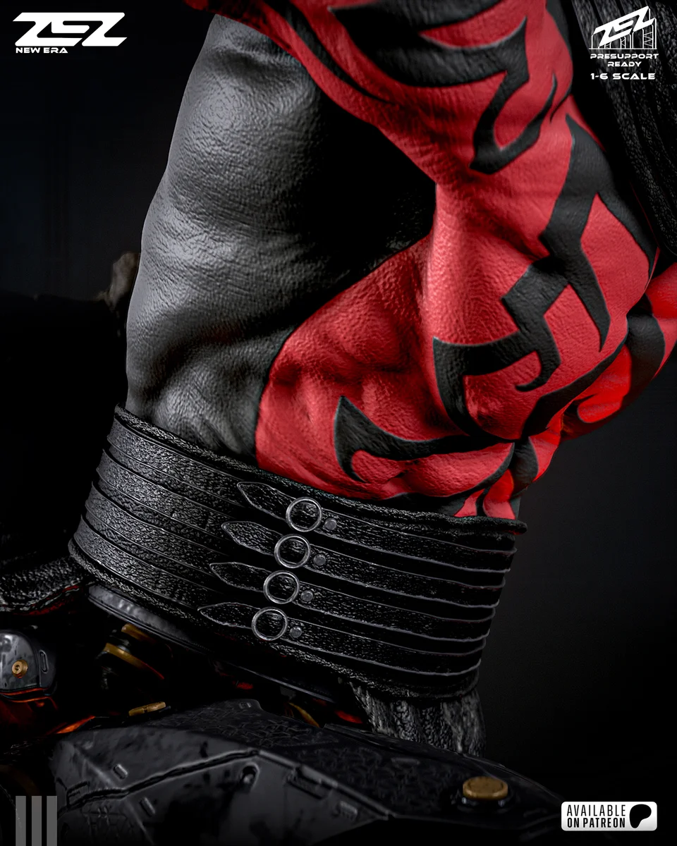 Darth Maul | Fan Art | 3D Printed Resin Model Garage Kit | *Un-Painted* | ZEZ Studio 8